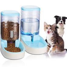 3.8L Pet Dog Automatic Feeders Plastic Dog Water Bottle Large Capacity Food Water Dispenser Dogs Feeding Bowls 2024 - buy cheap
