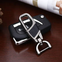 Luxury Metal Car Key Ring Chain Holder Leather Keyring Keychain For Toyota Audi Bmw Citroen Buick Mercedes Benz Cadillac Dodge 2024 - buy cheap