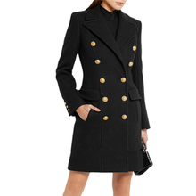 Casaco feminino inverno 2020 lã, vestuário feminino vintage elegante 2024 - compre barato