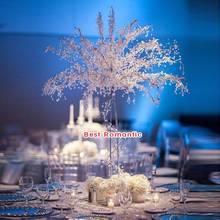 New fashion 90cm 35inch Crystal Wedding Acrylic Tree Centerpiece Wedding Decorations Party Decorations Event Decor 2PCS /lot 2024 - buy cheap