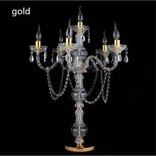 Portavelas de cristal Feng Shui para Decoración de mesa, candelabro de cuenco para centros de mesa, boda, hogar, Bar, fiesta 2024 - compra barato