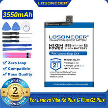 100% Original LOSONCOER 3550mAh BL271 para Lenovo ZUK Edge Z2 X Z2X ZUK Z2151 teléfono inteligente de la batería del teléfono 2024 - compra barato