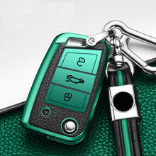 TPU Car Key Protector Remote Key Case Holder For Volkswagen VW Golf 7 mk7 Seat Ibiza Leon FR 2 Altea Aztec Skoda Octavia 2024 - buy cheap