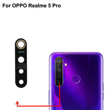 2PCS High quality For OPPO Realme 5 Pro Back Rear Camera Glass Lens test good For OPPO Realme5 Pro Replacement Real me 5Pro 2024 - buy cheap