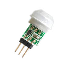 Mini ir piroelétrico infravermelho pir movimento sensor humano módulo detector automático am312 sensor dc 2.7 a 12 v 2024 - compre barato