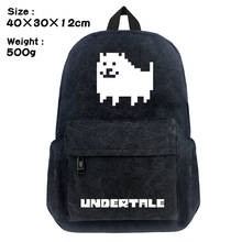 Игра Undertale Sans холст рюкзак школьный Плечи сумка печать ранец Путешествия Shingeki джокер 2024 - купить недорого