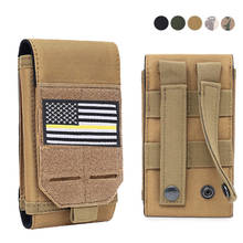 Tactical Molle Pouch 1000D Military Phone Pouch Case EDC Utility Waist Belt Pack Mobile Phone Holder Hunting Accessories Bags 2024 - buy cheap