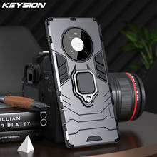 KEYSION Shockproof Armor Case for Huawei Mate 40 Pro 5G Ring Stand Phone Back Cover for Huawei Mate 40 Pro + Plus 30 Pro 20 Pro 2024 - buy cheap