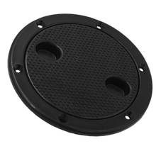 2x 4Inch Marine Screw Out Twist Out Deck Plate Inspection Hatch Access Black 2024 - buy cheap