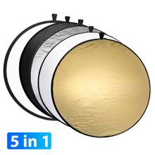 5 in 1 80cm Round Collapsible Camera Lighting Photo Disc Photography Reflector 2024 - buy cheap