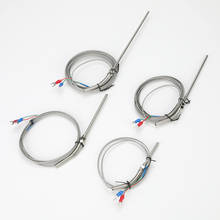 best 0-800℃ 1M 2M thread M8 K Type thermocouple Probe temperature Sensor 50mm/100mm/150mm/200mm 304 Stainless Steel Thermocouple 2024 - buy cheap