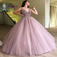 Luxury Quinceanera Dresses Ball Gown Tulle Plus Size Masquerade 15 year old Sixteen Prom Sweet 16 Dress 2024 - buy cheap