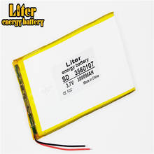 3.7V 3000mAh 3560107 Lithium Polymer Accumulator Li ion Rechargeable Battery For Mobile Power Bank DIY E-book 2024 - buy cheap