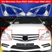 For Mercedes-Benz E-class W207 2009-2012 Car Front Headlight Cover E200 coupe Headlamp Lampshade Lampcover glass Lens Shell Caps 2024 - buy cheap