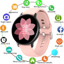 Lige relógio com pulseira inteligente feminino, smartwatch fashion multifuncional esportivo com frequência cardíaca e pressão arterial, à prova d'água, 2021 2024 - compre barato