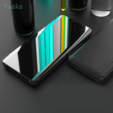 For Xiaomi Redmi Note 9 Pro Max Mirror Flip Case M2003J6B1I 2020 6.67" Luxury Smart Magnetic Vertical Stand Shockproof Cover 2024 - buy cheap