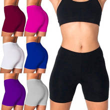 Verão curto sexy vintage cintura alta shorts biker shorts feminino algodão neon verde preto shorts moletom 2024 - compre barato