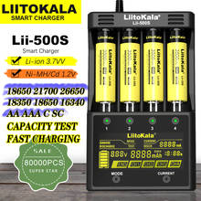 Liitokala Lii500S Lii-600 smart charger 18650 26650 21700 AA AAA Charging device lcd battery charger  18650 fast charging TEST 2024 - buy cheap