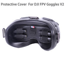 PU Dustproof Lens Protector For DJI FPV Goggles Antenna Storage Cover Memory Card Slot Holder For DJI FPV VR Glasses Accessories 2024 - buy cheap