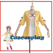 VTuber Inugami Korone Cosplay Costume Women Cute Uniforms Halloween Carnival YouTuber Suit Fancy Anime Outfits Custom Made 2024 - buy cheap