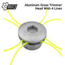 Universal Aluminium Trimmer Head String Set Garden Grass Brush Cutter Bushes Accessories Durable Strimmer Head For Lawn Mower 2024 - buy cheap