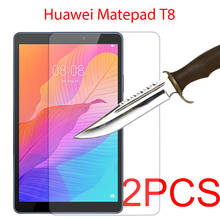 2 packs tempered glass screen protector for Huawei matepad T8 8.0 8'' tablet screen protective film 2024 - buy cheap