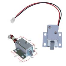 Mini 12V Small Electromagnetic Electric Magnetic Door Lock Control Cabinet Drawer Cabinet Door Lock Assembly Solenoid Lock 2024 - buy cheap