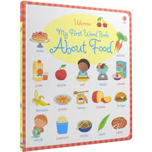 Libro de imágenes en inglés de Usborne, libro de mi primera palabra sobre la comida, diccionario en inglés para bebés y niños, lectura de educación temprana 2024 - compra barato