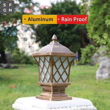 pillar light gate light for outdoor lighting IP54 Waterproof post light Die-cast Aluminium lamp 2024 - buy cheap