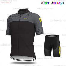 2021 детская велосипедная одежда, летняя дышащая быстросохнущая Новинка, комплект велосипедной одежды из Джерси для мальчиков, велосипедная форма, комплект для триатлона, одежда для велоспорта 2024 - купить недорого