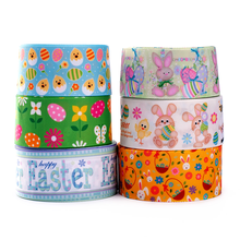 Random set 5/10/20 styles 22/25mm mixed Easter day pattern ribbon, each 1yard 2024 - buy cheap