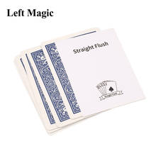 Straight Flush Magic Tricks Card Close Up Magic Magic Fun Mentalism Illusion Gimmicks Props Accessories 2024 - buy cheap