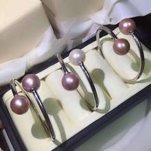 Brazalete ajustable de Plata de Ley 925 sin perlas, piezas de joyería, accesorios para cuentas de perlas 2024 - compra barato
