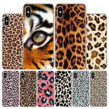 Funda de teléfono con estampado de leopardo y tigre para iPhone, carcasa con estampado de tigre para modelos 13, 12 Mini, 11 Pro, SE 2020, X, XS Max, XR, 7, 8, 6, 6S Plus 2024 - compra barato