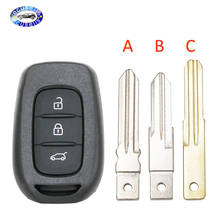 3 Button Remote Car Key Shell Case Fob for Renault Duster Dokker Trafic Master 2013-2017 VAC102 blade HU137 2024 - buy cheap