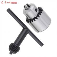 2pcs/set Mini 0.3-4mm JTO Drill Collet Chuck with 1/4'' Chuck Inner Hole Diameter and Hexagon Key Wrench DIY Electric Drill 2024 - buy cheap