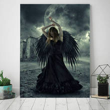 5d Diamond Embroidery Dark angel woman Diy Diamond Painting cross stitch girl wings Diamond Mosaic Home Decor Painting EE1405 2024 - buy cheap