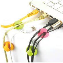 Устройство для намотки кабеля с 2 слотами, органайзер для кабеля для наушников, настольное устройство для хранения проводов, держатель шнура для зарядного устройства, зажимы для зарядки телефона, USB-кабеля 2024 - купить недорого