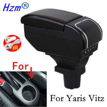 Подлокотник поворотный для Toyota Yaris Vitz Hatchback 2006-2011, консоль для хранения 2007 2008 2009 2010 2024 - купить недорого