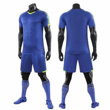 Conjunto de roupas esportivas para futebol, uniforme de futebol e futebol em branco para adultos 2024 - compre barato