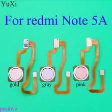 Для Xiaomi Redmi Примечание 5A Prime/Y1 сканер отпечатков пальцев гибкий кабель сенсорный сенсор ID Главная Кнопка возврата ленты Flex Ремонт Запчасти 2024 - купить недорого