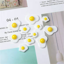 20/50Pcs Fried Egg Planar Resin Flake DIY Craft Supplies Flatback Resin Art Mobile Phone Shell Decor Material Hair Accessories 2024 - buy cheap