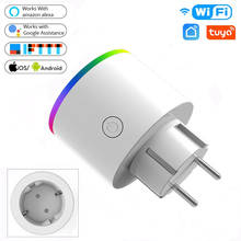 WiFi Smart Plug 16A EU Adaptor LED Wireless Remote Voice Control Power Energy Monitor Outlet Timer Socket for Alexa Google Home 2024 - buy cheap