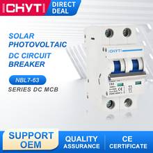 Energia solar do trilho do ruído de ichyti NBL7-63 2p dc 1000v 600v mini interruptor fotovoltaico 63a mcb para o sistema do pv 2024 - compre barato