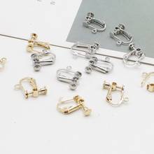 10pcs/Hand-twisting Simple Open Loop Clip Triangle Ear Clip Earring Converter DIY Handmade Earring Jewelry Accessories 2024 - buy cheap