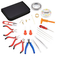 1 Set Jewelry Making Supplies Kit - Jewelry Repair Tools with Accessories Jewelry Pliers Findings and Beading Wires for Adult 2024 - buy cheap
