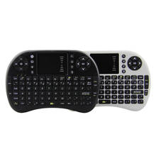 I8 2.4ghz teclado sem fio rato de ar com touchpad portátil para a almofada do computador google android caixa tv versão em inglês russa 2024 - compre barato