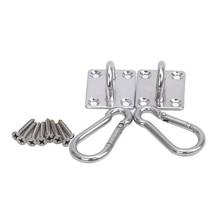 Multi-Function Hammock Hammock Hook Metal Base Suspended Ceiling Wall Mount U-Shaped Hooks Stainless Steel Heavy Duty 1 Sets 2024 - buy cheap