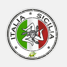 Creative 11.9CM*11.9CM Car Accessories Italia Sicilia Decal PVC Window Car Sticker PVC Car Window Body Decorative Stickers 2024 - buy cheap