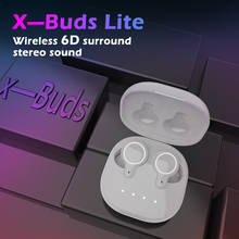 X-Buds TWS Наушники Беспроводные Bluetooth 5,0 наушники мини стерео наушники сенсорное управление Водонепроницаемая гарнитура для телефона Xiaomi 2024 - купить недорого
